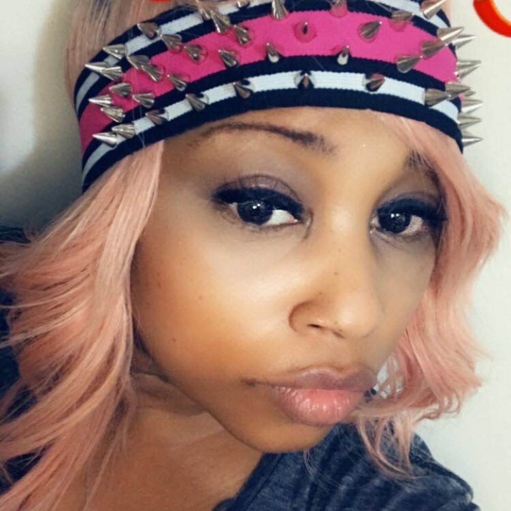 Pink Spiked Glamour Headband